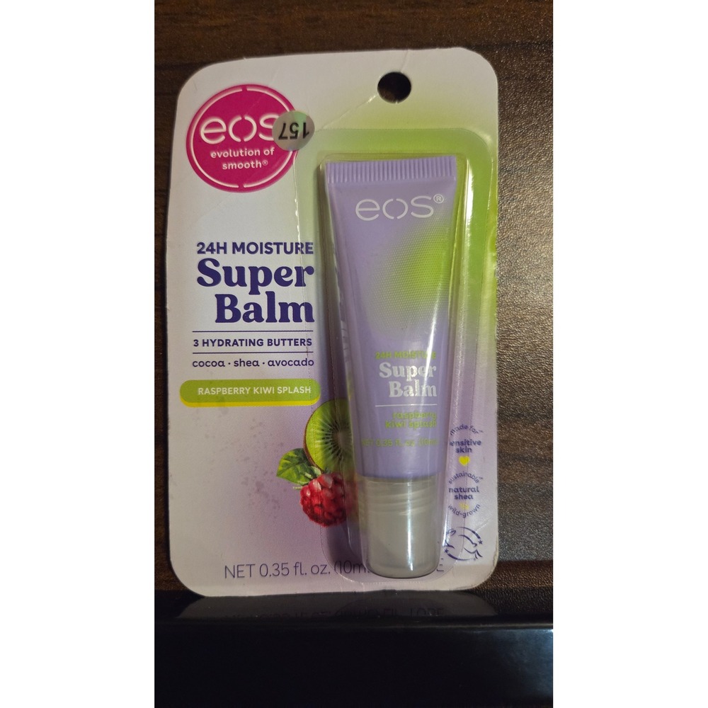 EOS 24H Moisture Super Balm Raspberry Kiwi Splash 0.35 fl oz Lip Treatment
